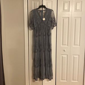 Pinkblush Dusty Periwinkle Maternity dress